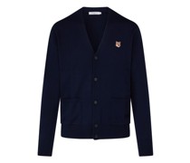 Cardigan mit Patch Fox Head