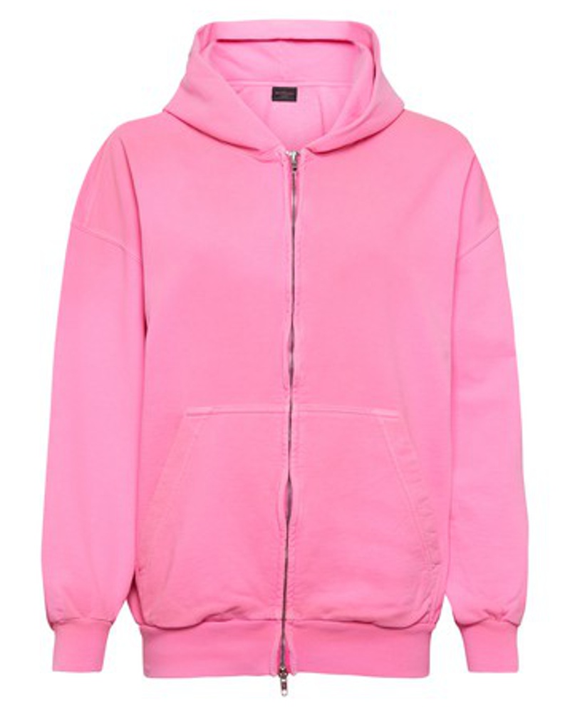 Balenciaga Damen Balenciaga Paris Hoodie mit Reißverschluss