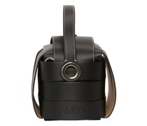 Knot Bag - Leather Top Handle Bag With Crossbody Strap