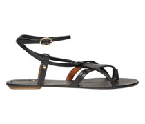 Flache Sandalen