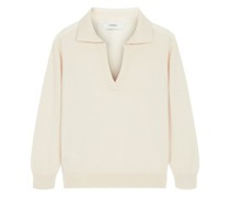 Kaschmirpullover im Polo-Stil
