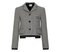Jacke mit Hahnentrittmuster