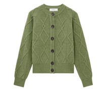 Cardigan mit Struktur-Mix, Kaschmirmischung