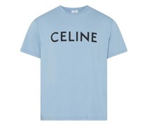 Lockeres Celine T-Shirt Aus Baumwolljersey