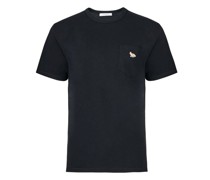 T-Shirt mit Patch Fox