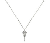 Halskette Stairway S mit Diamanten und in Silber