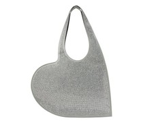 Kristallbesetzte Mini Tote Bag Heart