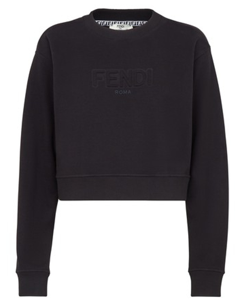 Fendi Damen Sweatshirt Aus Jersey