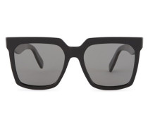 Oversize-Sonnenbrille S055 mit Acetat-Rahmen und polarisierten Gläsern