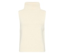 Ärmelloser Rollkragenpullover