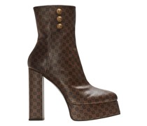 Stiefel Brune mit Monogramm Mini