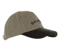 Baumwollcap mit Balmain-Logo