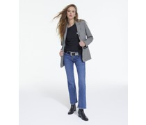 Wolljacke mit Print