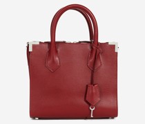 Tasche Medium Ming Genarbtes Leder Bordeaux