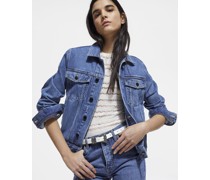 Blaue Jeansjacke