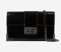 Kleine Emily Pochette aus Schwarzem Leder
