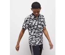 T-shirt mit Logo-tape