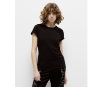 Schwarzes T-shirt mit The Kooples Logo