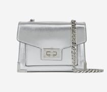 Emily Nano Tasche aus Silbernem Leder