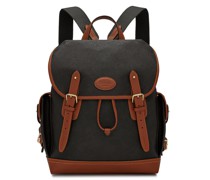 Men's Heritage Rucksack Black-Cognac