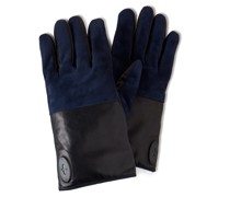 Men's Touchscreen-Handschuhe aus Leder Black-Midnight