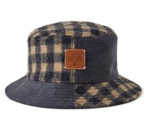 Check Bucket Hat Maple-Charcoal -L