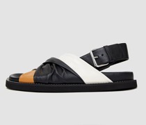 Leather Combo Jazzy Strap Sandals