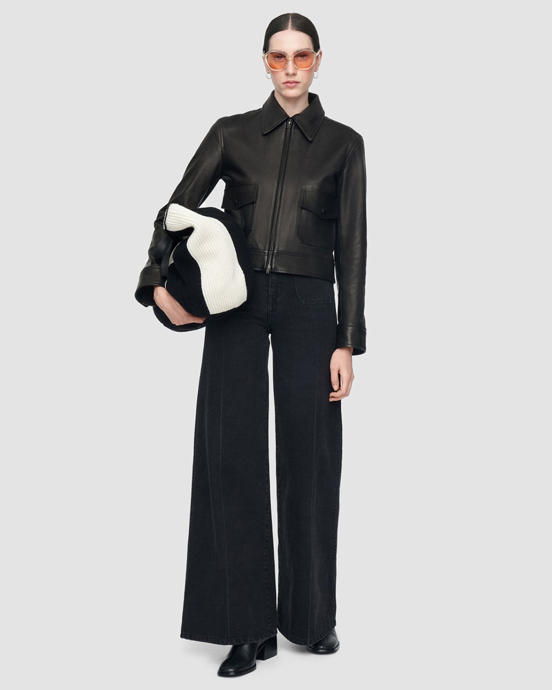 Joseph Damen Satiny Leather Joanne Jacket