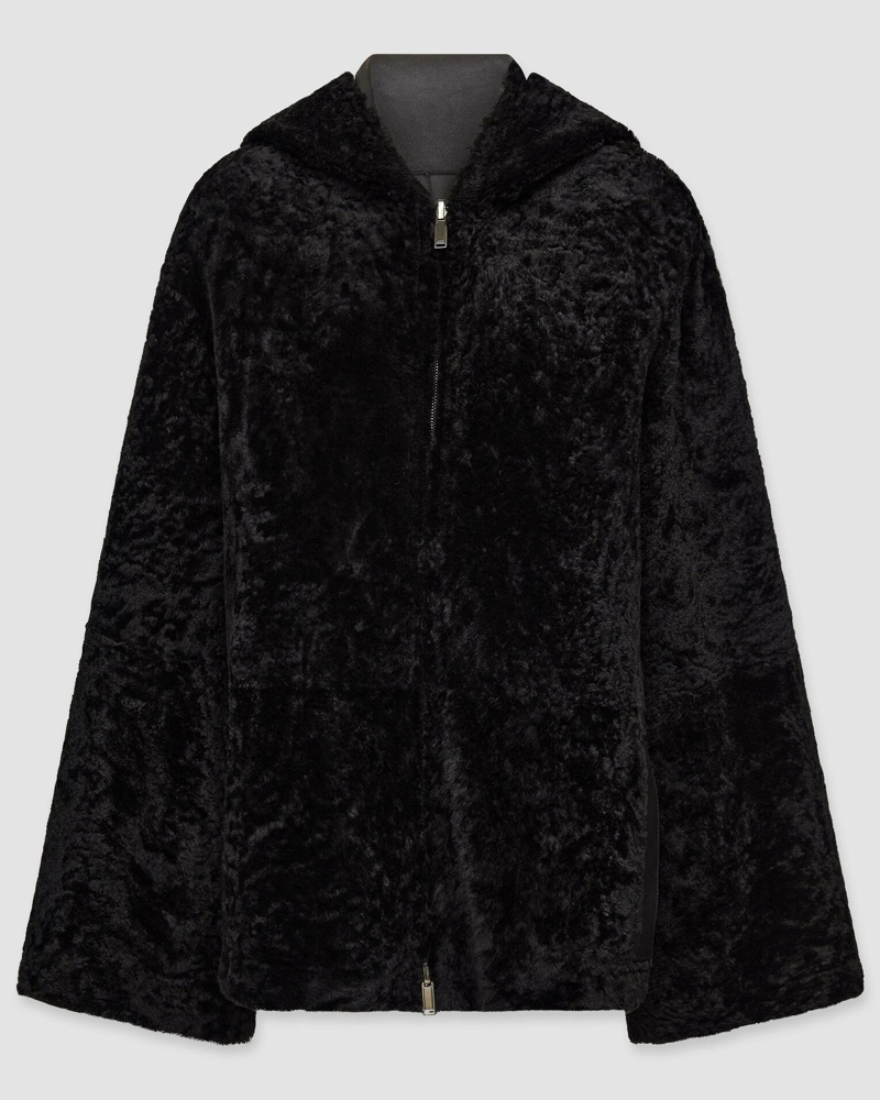Joseph Damen Reversible Shearling Cosser Coat
