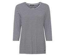Shirt, 3/4-Arm, Streifen, Rundhals, für Damen