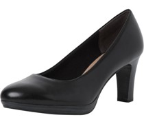 Pumps, Leder, Blockabsatz, für Damen