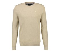 Pullover, Rundhals, Stickerei, für Herren