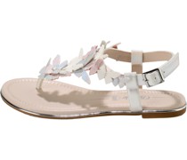 Sandalen, Kunstleder, Schmetterlinge, für Damen