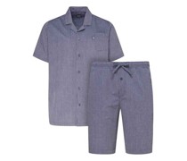 Pyjama "USA Originals", kurz, kariert, Baumwolle, für Herren