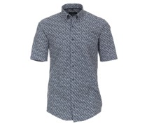 Hemd, Button-Down-Krageninimal-Print, für Herren