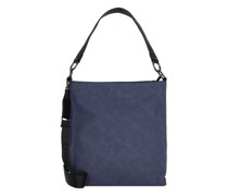Henkeltasche, Reißverschlussfach, grafisches Muster, für Damen
