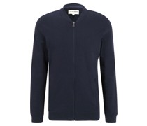 Übergangsjacke, Logo-Patch, Stehkragen, uni, für Herren