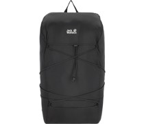 Rucksack, Emblem, gepolsterte Schulterriemen, uni