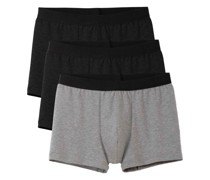 Pants, kurz, 3er-Pack, Logo-Bund, für Herren
