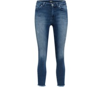 Jeans "Blush", Fransensaum, Slim Fit, für Damen