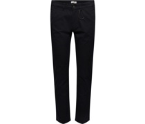 Chino, Bio-Baumwolle, Keyring, uni, für Herren