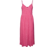 Sommerkleid, V-Ausschnitt, Spaghetti-Träger, für Damen