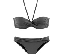 Hennes Bandeau-Bikini, wattiert, einfarbig, für Damen