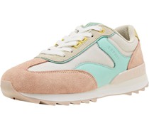 Sneaker, Leder, Textil, Schnürung, für Damen