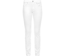 Jeans, Slim Fit, 5-Pocket-Form, uni, für Damen