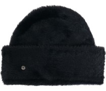 Beanie, uni, Emblem, für Damen