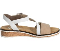 Sandalen, Kunstleder, Klettriemen, für Damen