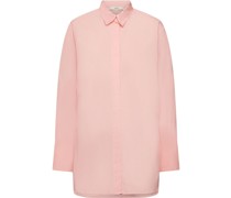 Oversize-Hemdbluse, einfarbig, für Damen
