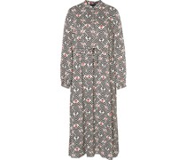 Sommerkleid, Langarm, Rundhals-Ausschnitt, für Damen