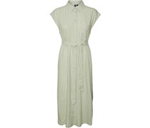 Kleid, knielang, Blusenkragen, für Damen